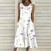 Plus Size 2025 Summer Sleeveless Maxi Dress with vibrant print — perfect for holidays and casual wear. Lightweight, comfortable, and stylish for warm days! 🇮🇹  Italy